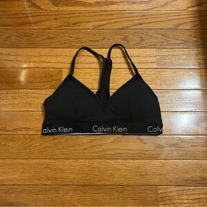 Calvin Klein Cotton Bralette Set - Black & Charcoal Gray